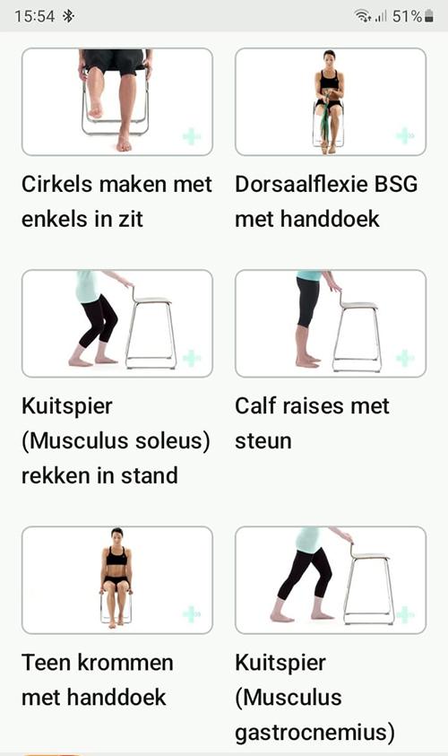 Online exercise program Foot drop